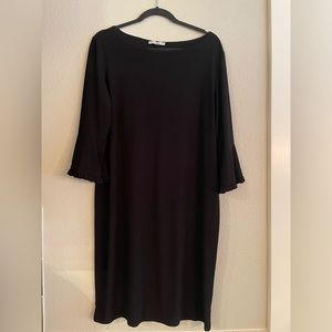 Annalee + Hope - black dress - 3/4 sleeve dress - size XL